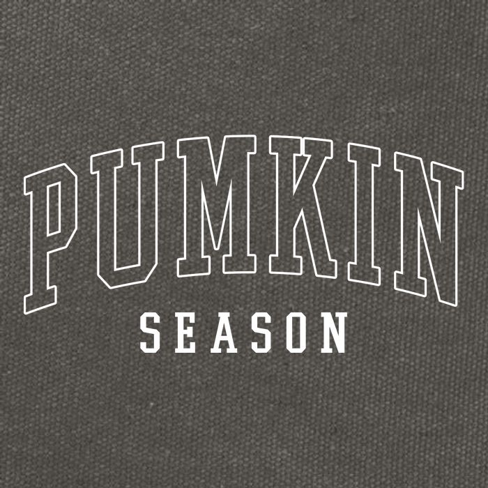 Pumpkin Season Fall Lover Cotton Canvas Backpack