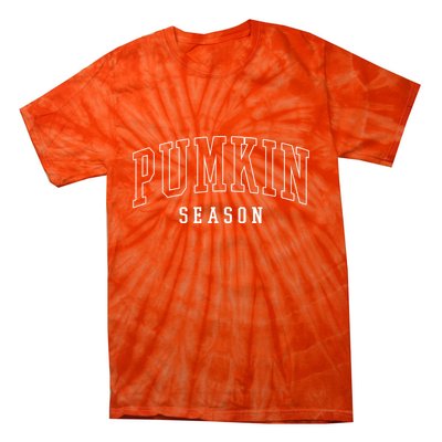 Pumpkin Season Fall Lover Tie-Dye T-Shirt