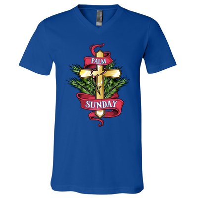 Palm Sunday Funny Gift V-Neck T-Shirt