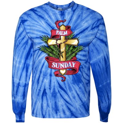 Palm Sunday Funny Gift Tie-Dye Long Sleeve Shirt