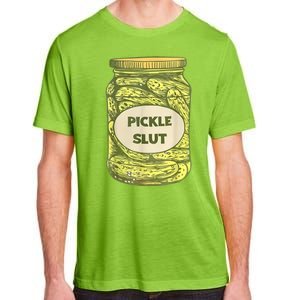 Pickle Slut Funny Canned Pickles Adult ChromaSoft Performance T-Shirt