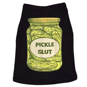 Pickle Slut Funny Canned Pickles Doggie Tank