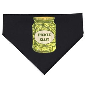 Pickle Slut Funny Canned Pickles USA-Made Doggie Bandana