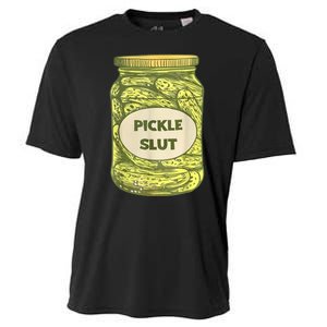 Pickle Slut Funny Canned Pickles Cooling Performance Crew T-Shirt