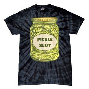 Pickle Slut Funny Canned Pickles Tie-Dye T-Shirt