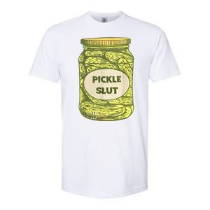 Pickle Slut Funny Canned Pickles Softstyle CVC T-Shirt