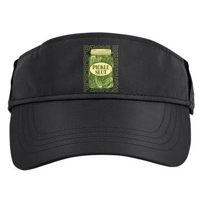 Pickle Slut Funny Pickle Slut Who Loves Pickles Adult Drive Performance Visor