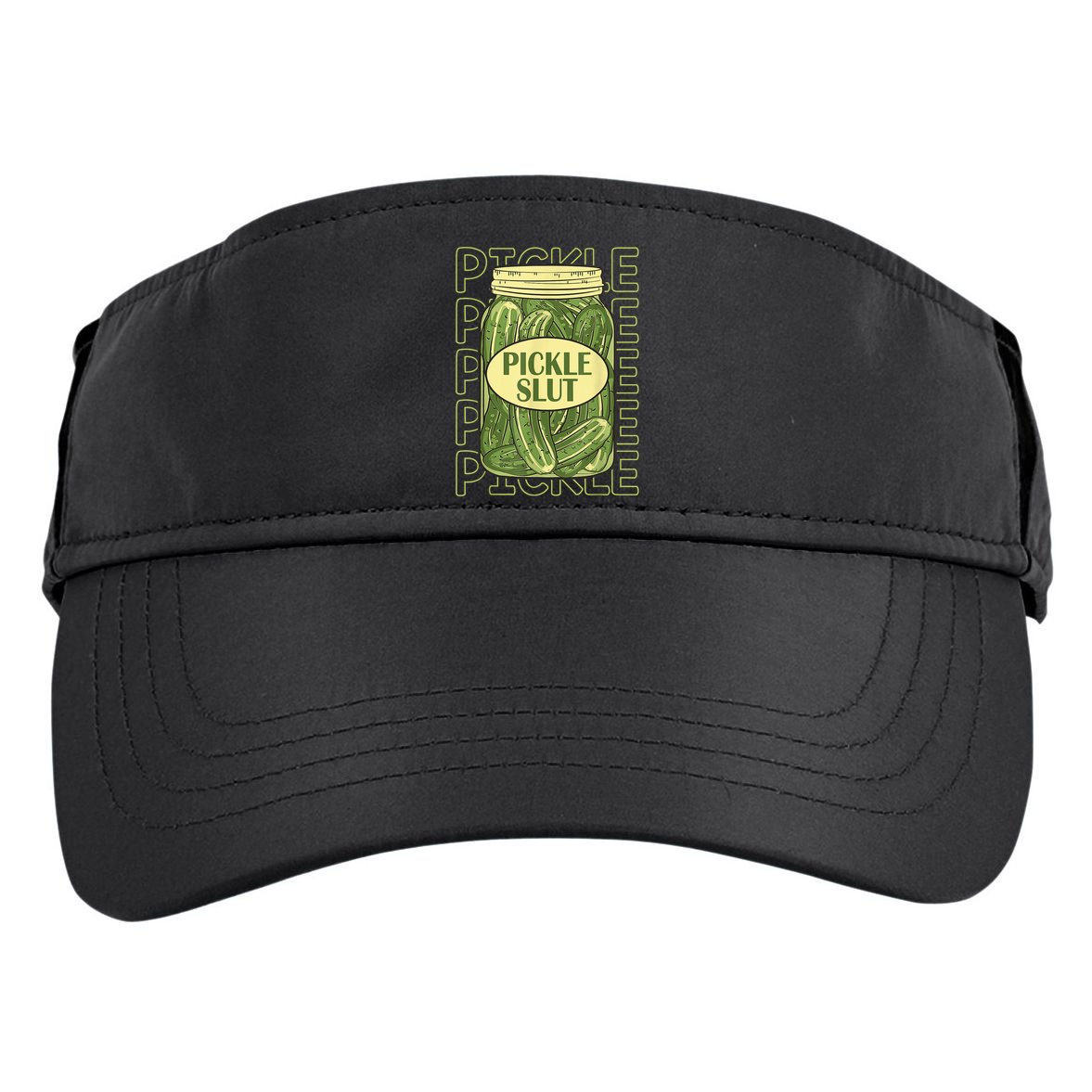 Pickle Slut Funny Pickle Slut Who Loves Pickles Adult Drive Performance Visor