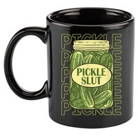 Pickle Slut Funny Pickle Slut Who Loves Pickles 11oz C Handle Ceramic Mug