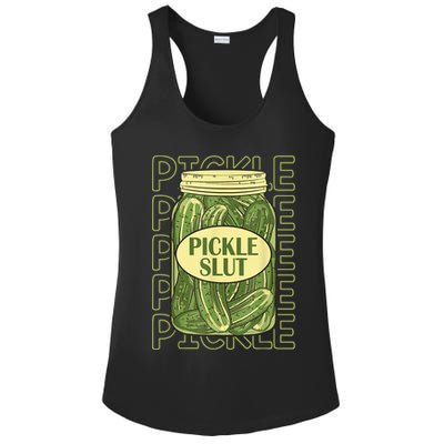 Pickle Slut Funny Pickle Slut Who Loves Pickles Ladies PosiCharge Competitor Racerback Tank