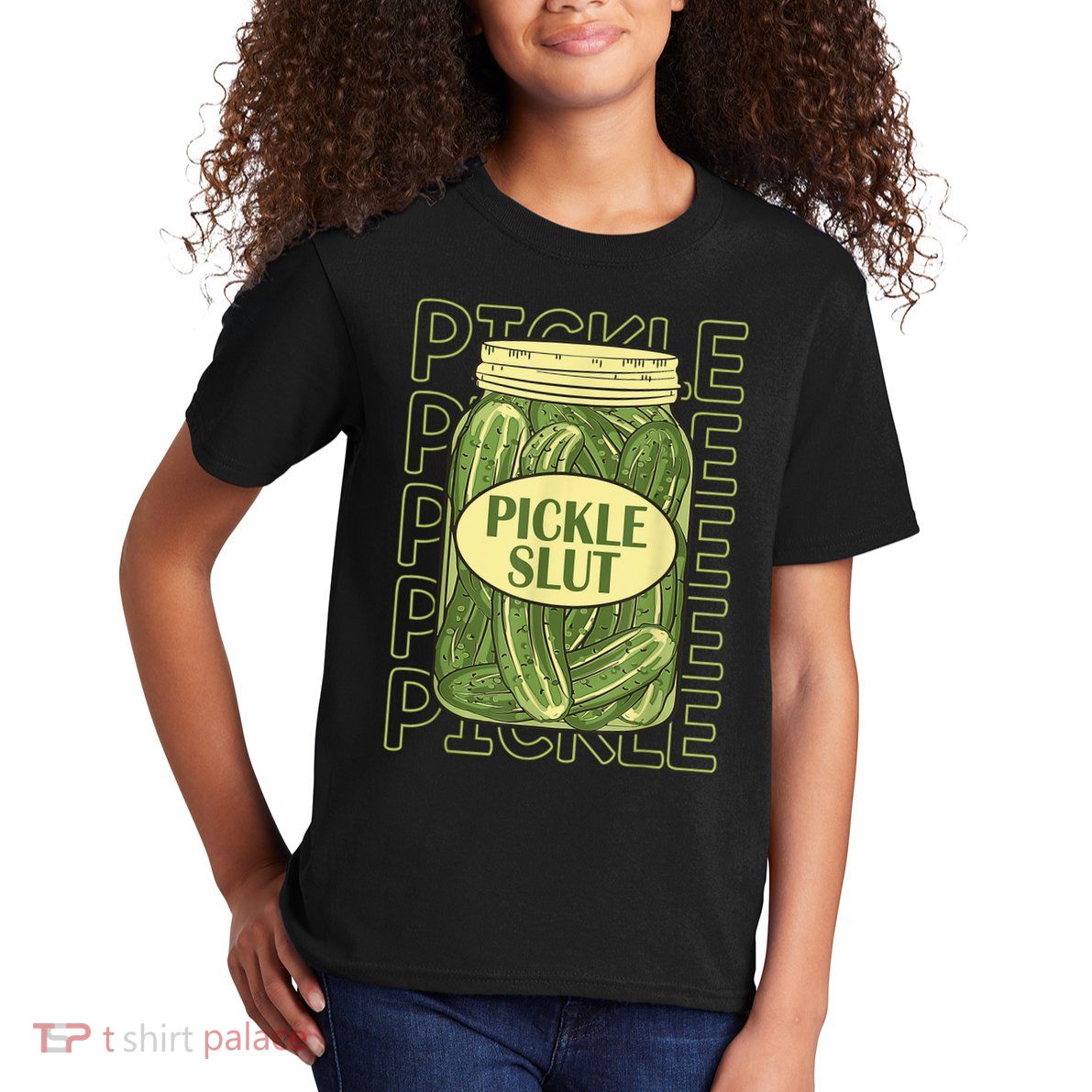 Pickle Slut Funny Pickle Slut Who Loves Pickles Kids T-Shirt