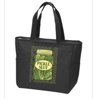 Pickle Slut Funny Pickle Slut Who Loves Pickles Zip Tote Bag