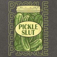 Pickle Slut Funny Pickle Slut Who Loves Pickles Cotton Canvas Backpack