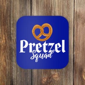 Pretzel Squad Funny Oktoberfest Pretzel Lover Celebrate Gift Coaster