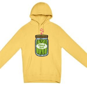 Pickle Slut For Dill And Pickle Lover Premium Pullover Hoodie