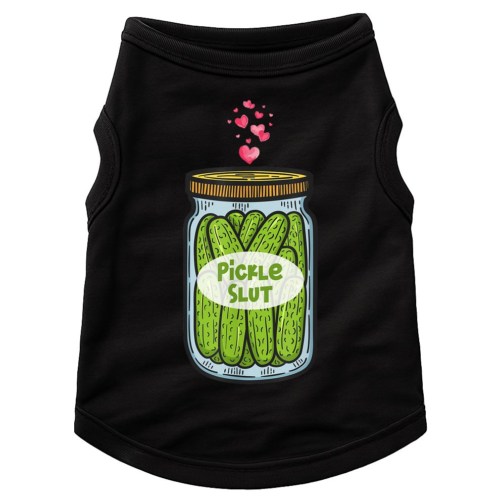 Pickle Slut For Dill And Pickle Lover Doggie Tank
