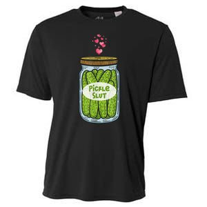 Pickle Slut For Dill And Pickle Lover Cooling Performance Crew T-Shirt