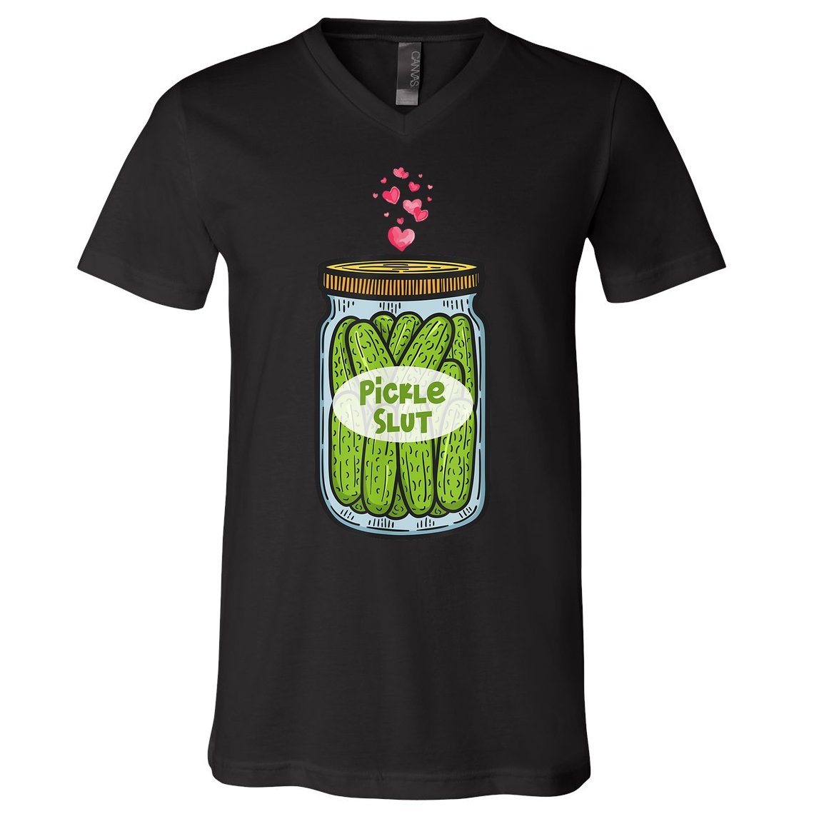 Pickle Slut For Dill And Pickle Lover V-Neck T-Shirt