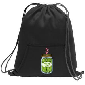 Pickle Slut For Dill And Pickle Lover Sweatshirt Cinch Pack Bag