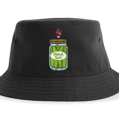 Pickle Slut For Dill And Pickle Lover Sustainable Bucket Hat