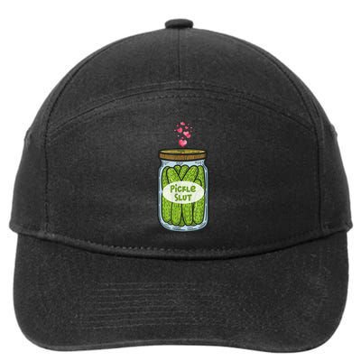 Pickle Slut For Dill And Pickle Lover 7-Panel Snapback Hat