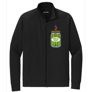 Pickle Slut For Dill And Pickle Lover Stretch Full-Zip Cadet Jacket