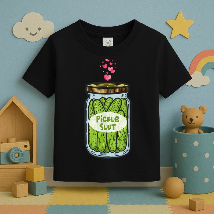 Pickle Slut For Dill And Pickle Lover Toddler T-Shirt