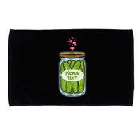 Pickle Slut For Dill And Pickle Lover Microfiber Hand Towel