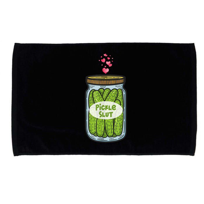 Pickle Slut For Dill And Pickle Lover Microfiber Hand Towel