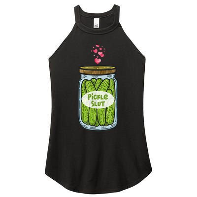 Pickle Slut For Dill And Pickle Lover Women's Perfect Tri Rocker Tank