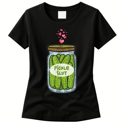 Pickle Slut For Dill And Pickle Lover Womens T-Shirt