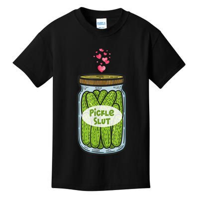 Pickle Slut For Dill And Pickle Lover Kids T-Shirt