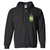 Pickle Slut For Dill And Pickle Lover Full Zip Hoodie