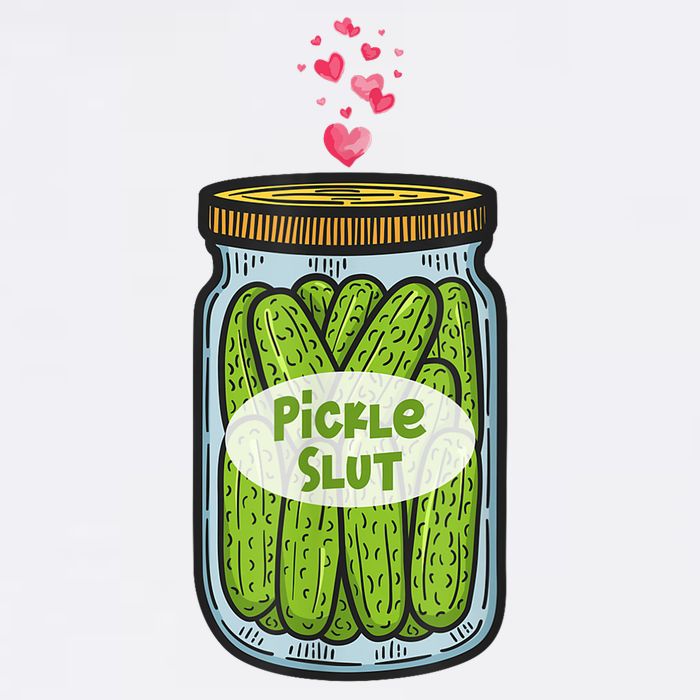 Pickle Slut For Dill And Pickle Lover Garment-Dyed Sweatshirt