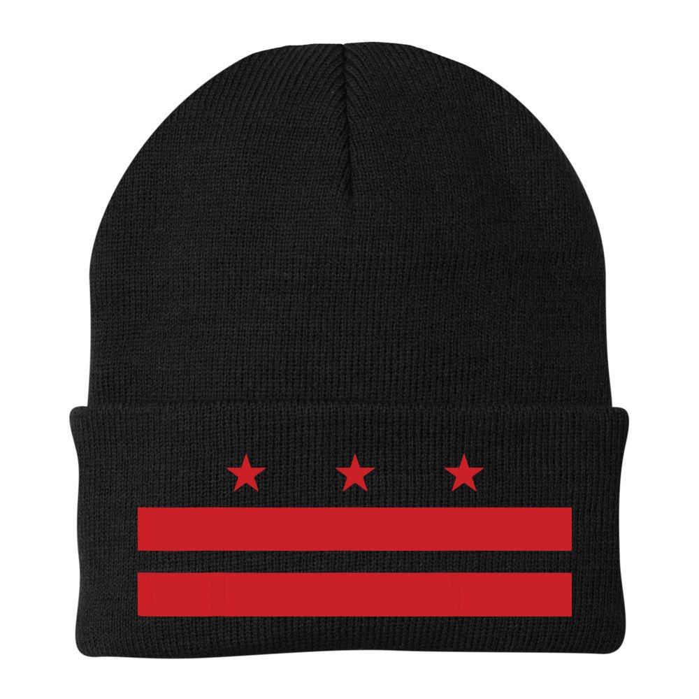 Patriotic State Flag Of Washington Dc Beanie