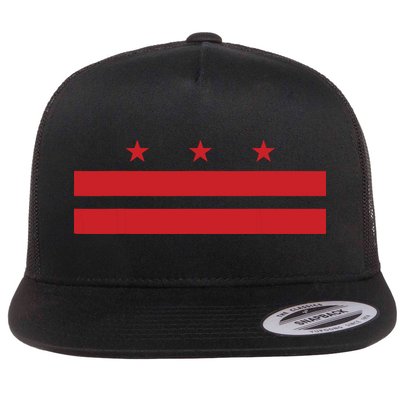 Patriotic State Flag Of Washington Dc Flatbill Hat