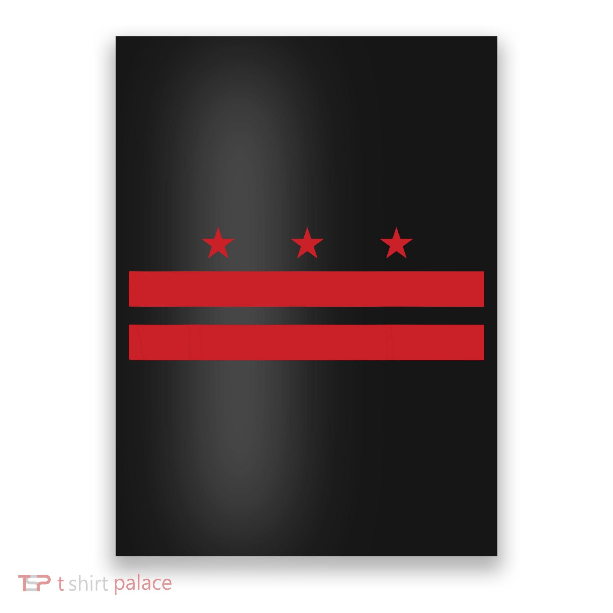 Patriotic State Flag Of Washington Dc Poster