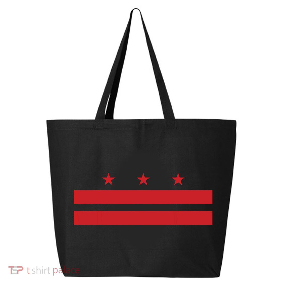 Patriotic State Flag Of Washington Dc 25L Jumbo Tote