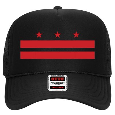 Patriotic State Flag Of Washington Dc Trucker Hat