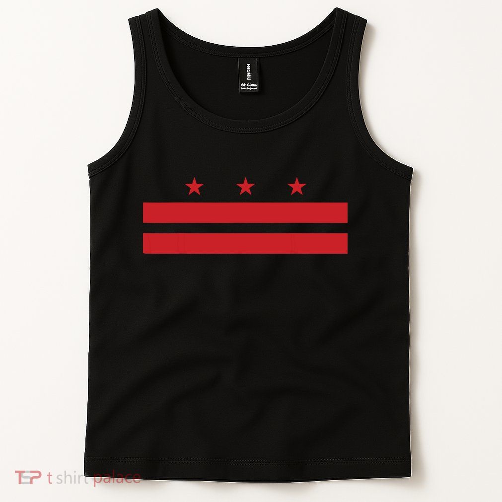 Patriotic State Flag Of Washington Dc Tank Top