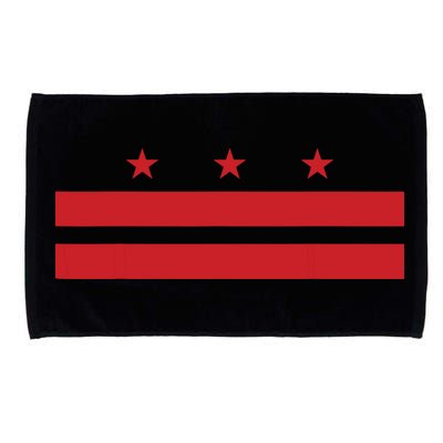Patriotic State Flag Of Washington Dc Microfiber Hand Towel