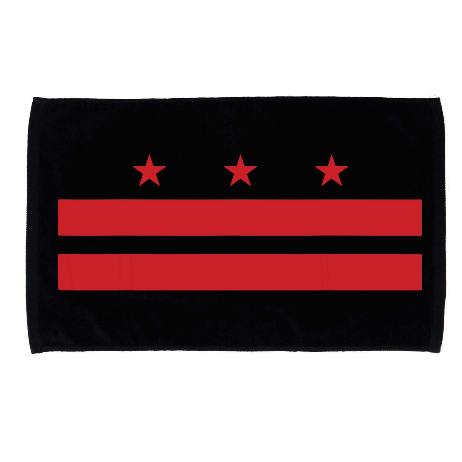Patriotic State Flag Of Washington Dc Microfiber Hand Towel