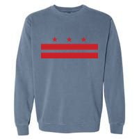 Patriotic State Flag Of Washington Dc Garment-Dyed Sweatshirt