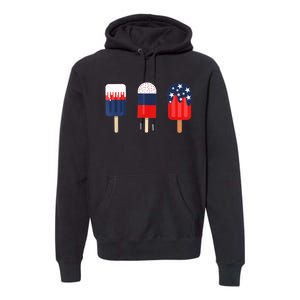 Patriotic Shirts For Women 4th Of July Shirts Women Popsicle Premium Hoodie