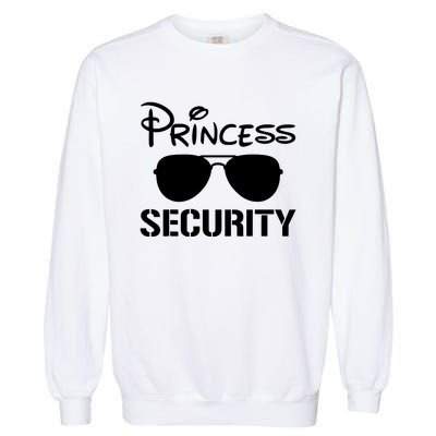 Princess Security Funny Birthday Halloween Party Design Garment-Dyed Sweatshirt