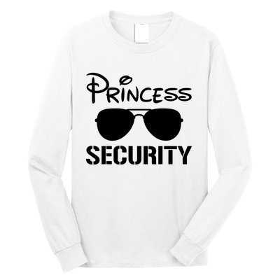 Princess Security Funny Birthday Halloween Party Design Long Sleeve Shirt