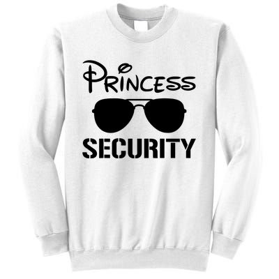 Princess Security Funny Birthday Halloween Party Design Sweatshirt