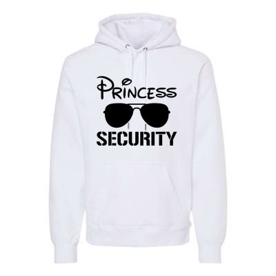 Princess Security Funny Birthday Halloween Party Design Premium Hoodie