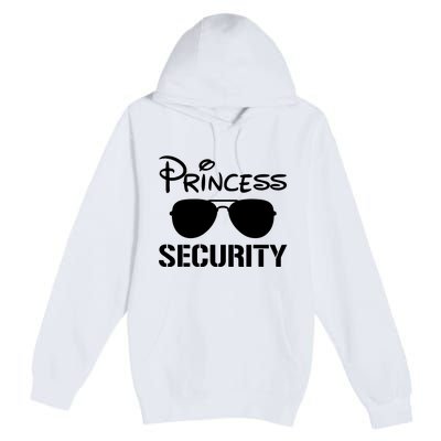 Princess Security Funny Birthday Halloween Party Design Premium Pullover Hoodie