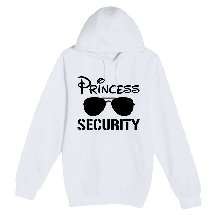 Princess Security Funny Birthday Halloween Party Design Premium Pullover Hoodie